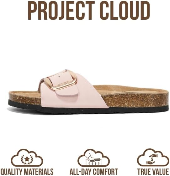 Project Cloud Women's | Genuine Leather Sandals for Women | Memory Foam | Lightweight | Non-Slip - Ibiza - Project Cloud - Sandals -Shop Project Cloud premium footwear Now!