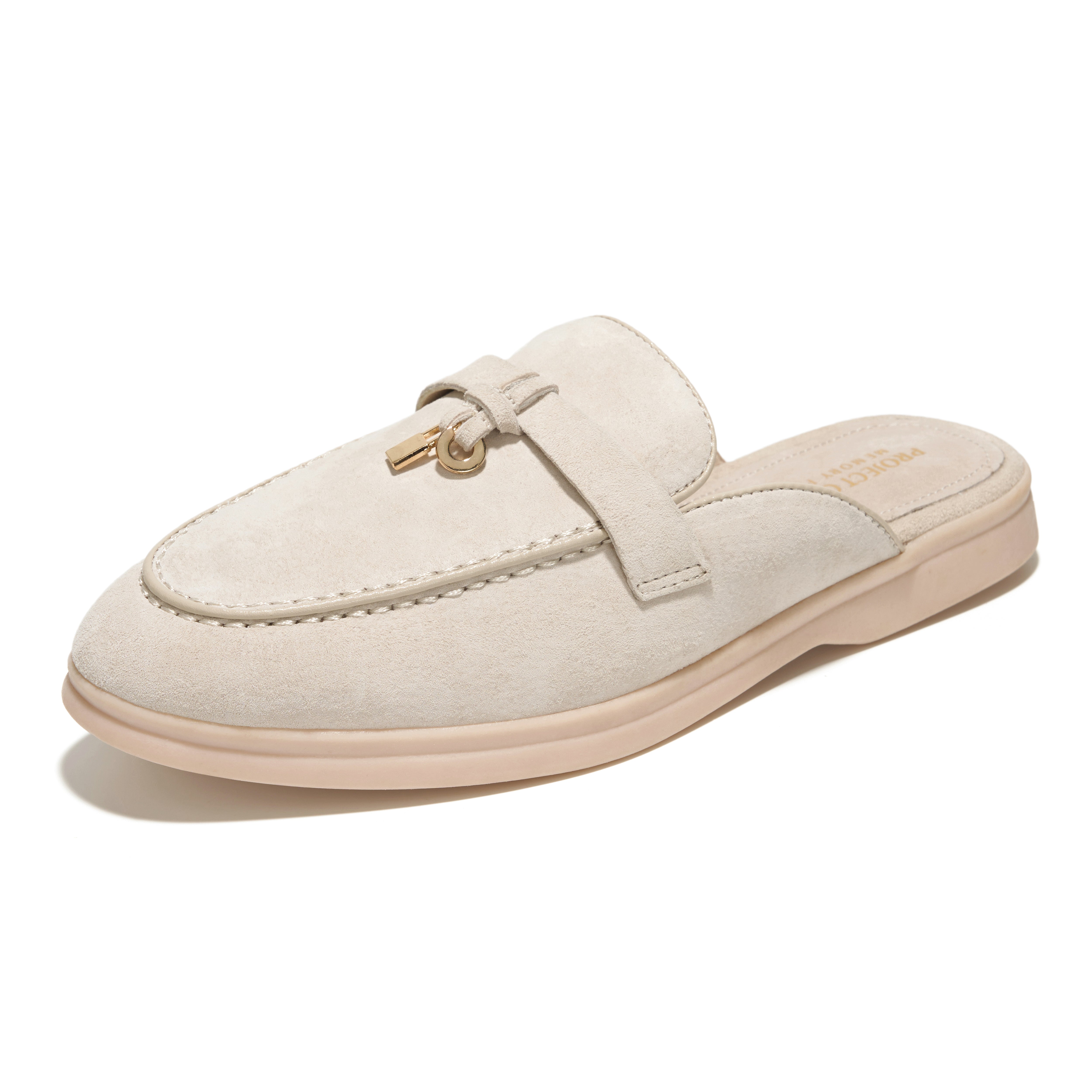 Project Cloud Women's | 100% Genuine Leather Mules | Memory Foam Insole | Lightweight | Non-Slip - Illustrious