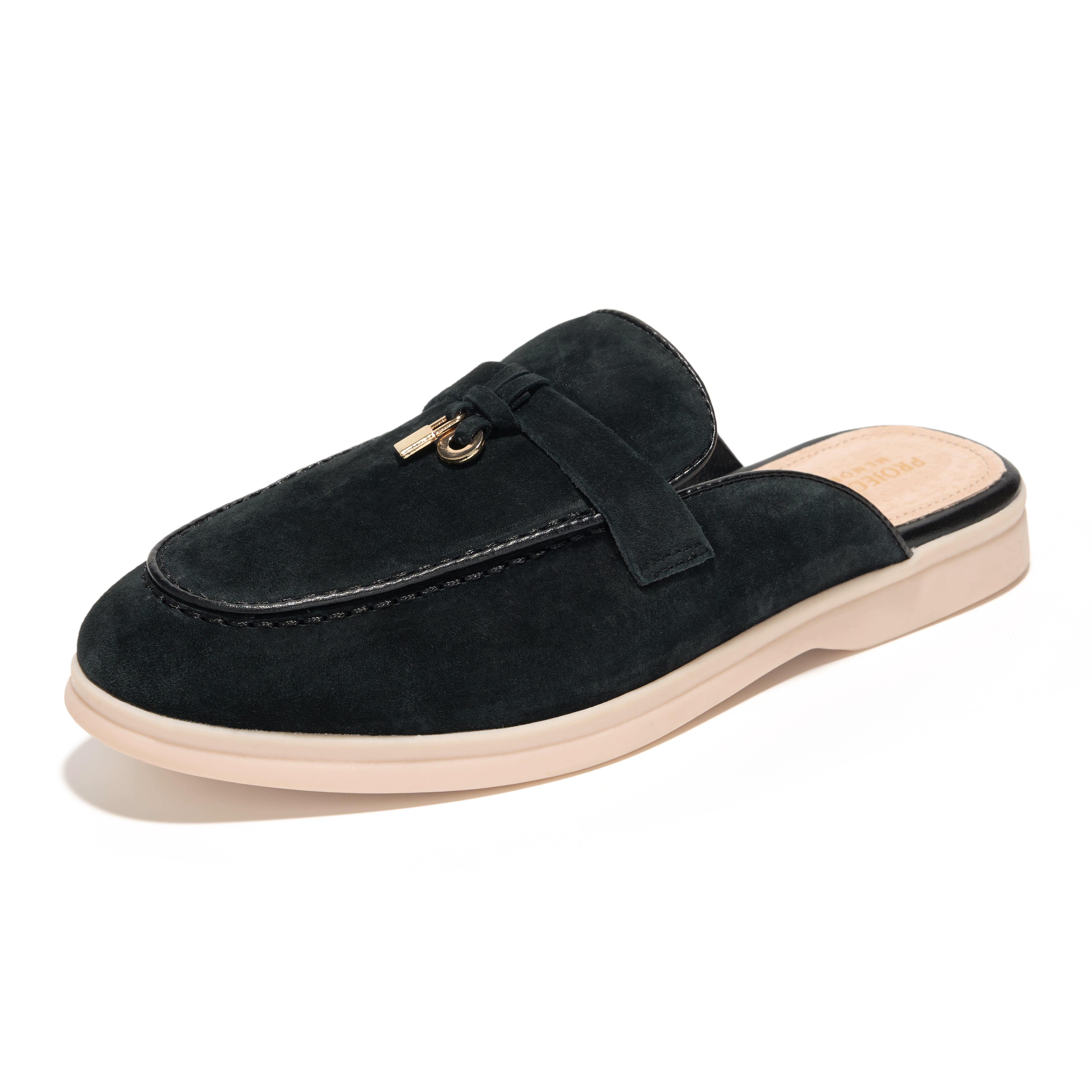 Project Cloud Women's | 100% Genuine Leather Mules | Memory Foam Insole | Lightweight | Non-Slip - Illustrious