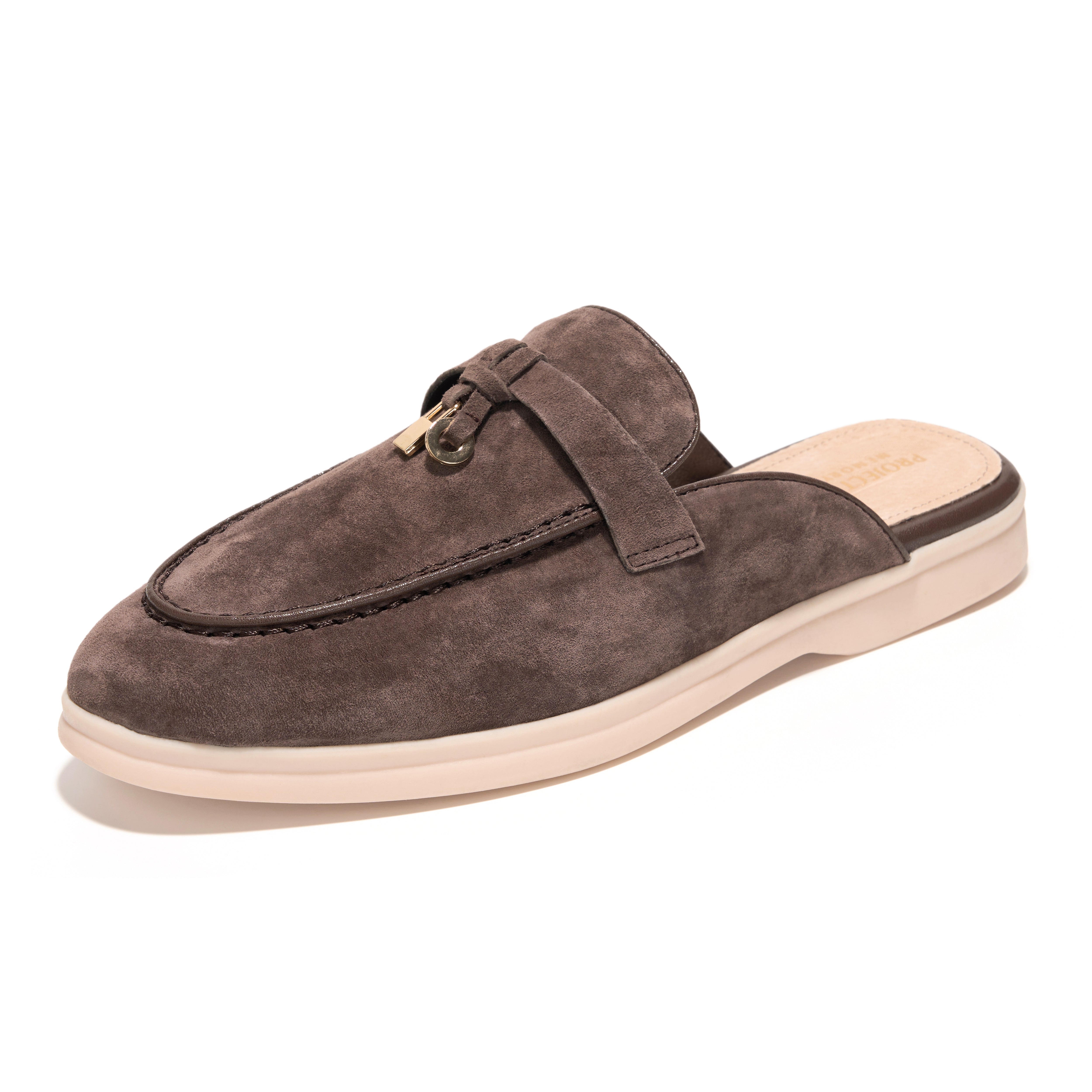 Project Cloud Women's | 100% Genuine Leather Mules | Memory Foam Insole | Lightweight | Non-Slip - Illustrious