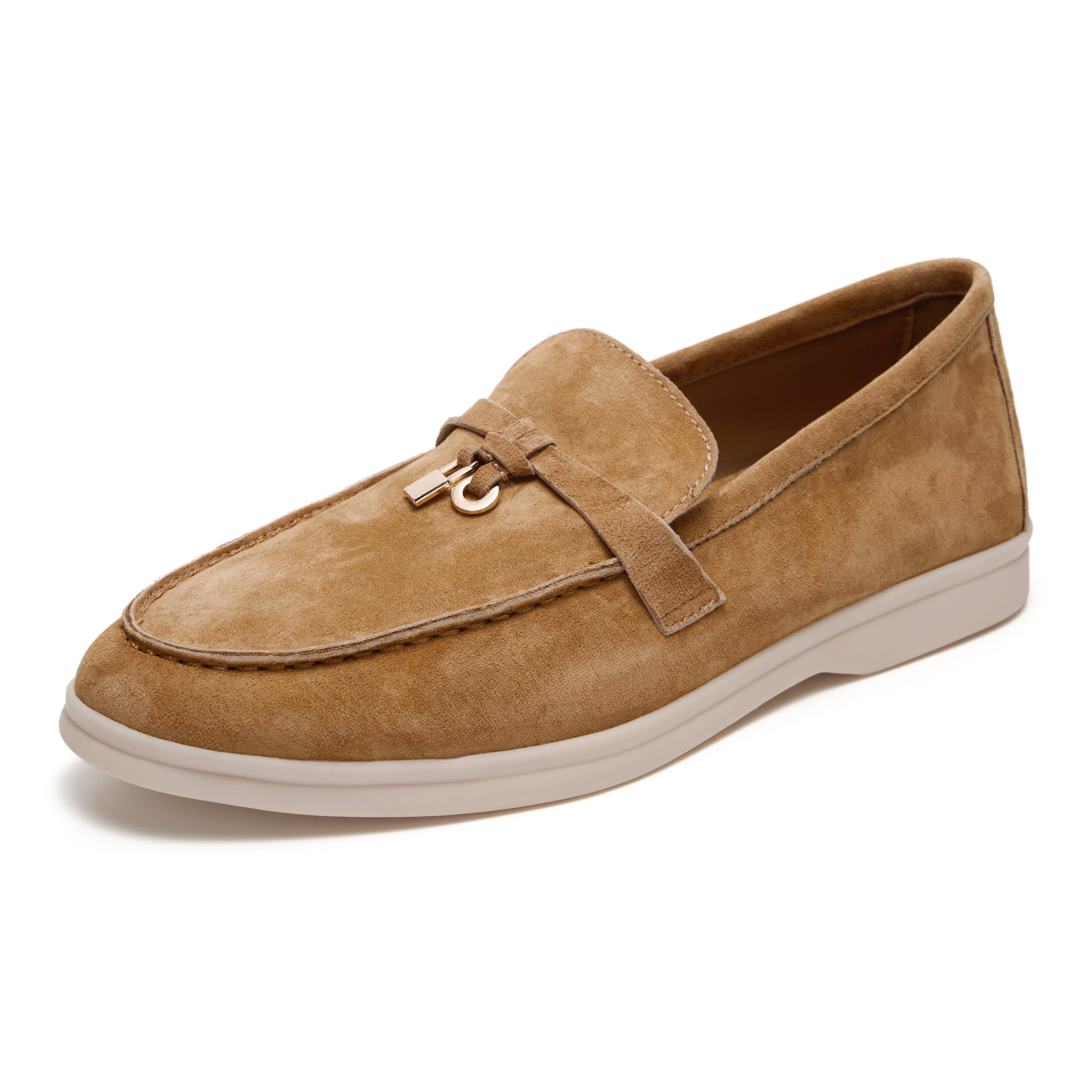 Project Cloud Women's | Moccasins Penny Loafers for Women | Genuine Leather | Memory Foam | Lightweight | Non-Slip - Iris