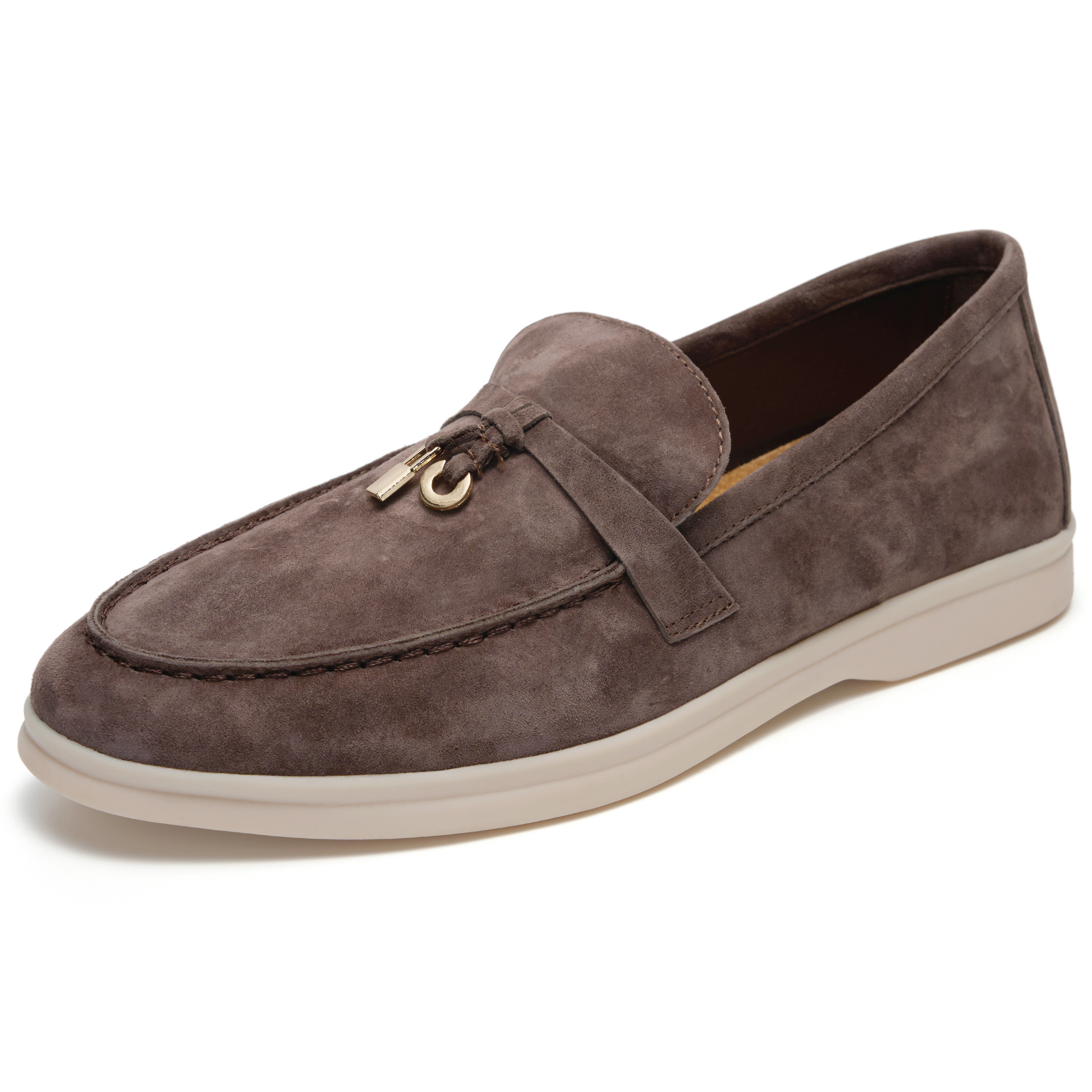 Project Cloud Women's | Moccasins Penny Loafers for Women | Genuine Leather | Memory Foam | Lightweight | Non-Slip - Iris