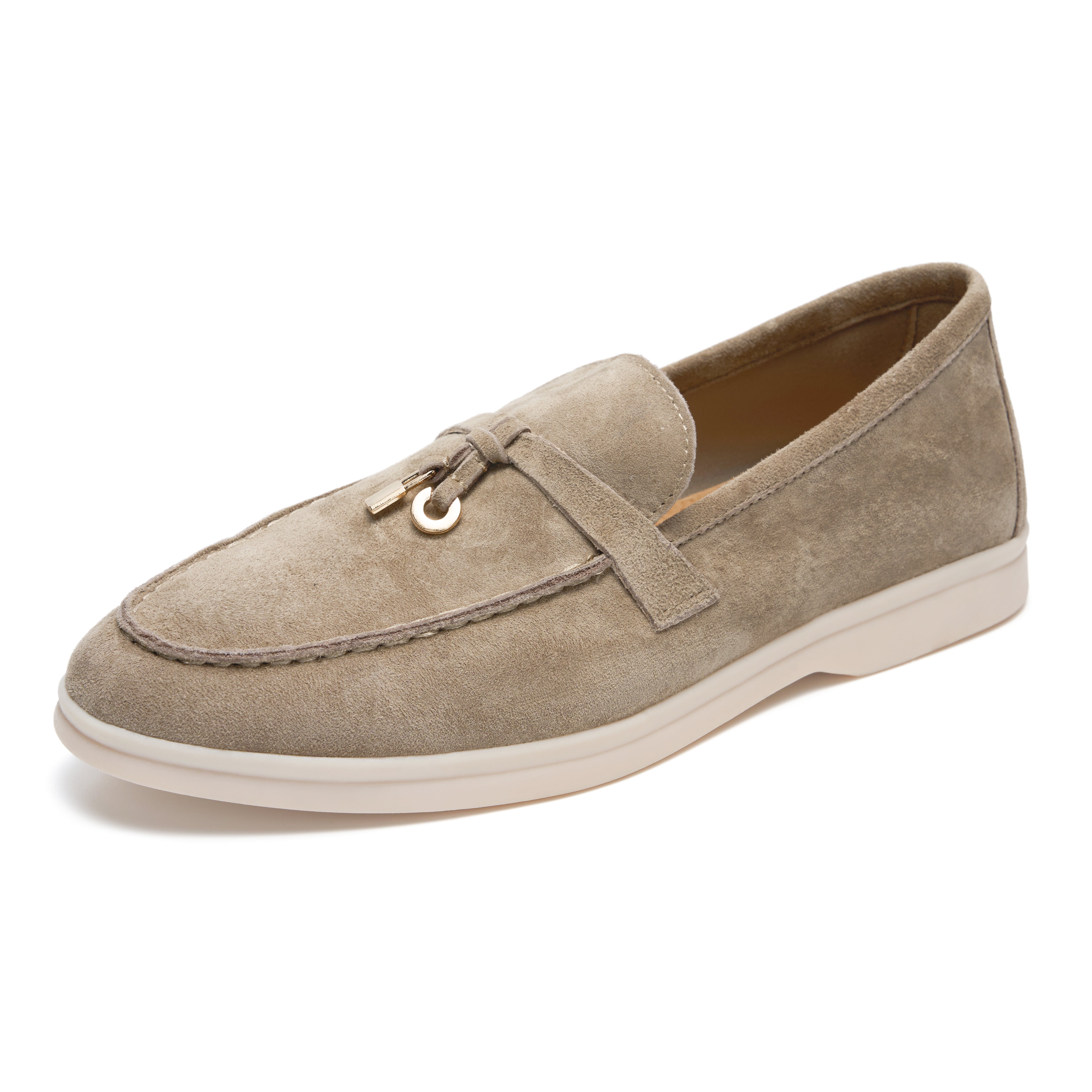 Project Cloud Women's | Moccasins Penny Loafers for Women | Genuine Leather | Memory Foam | Lightweight | Non-Slip - Iris