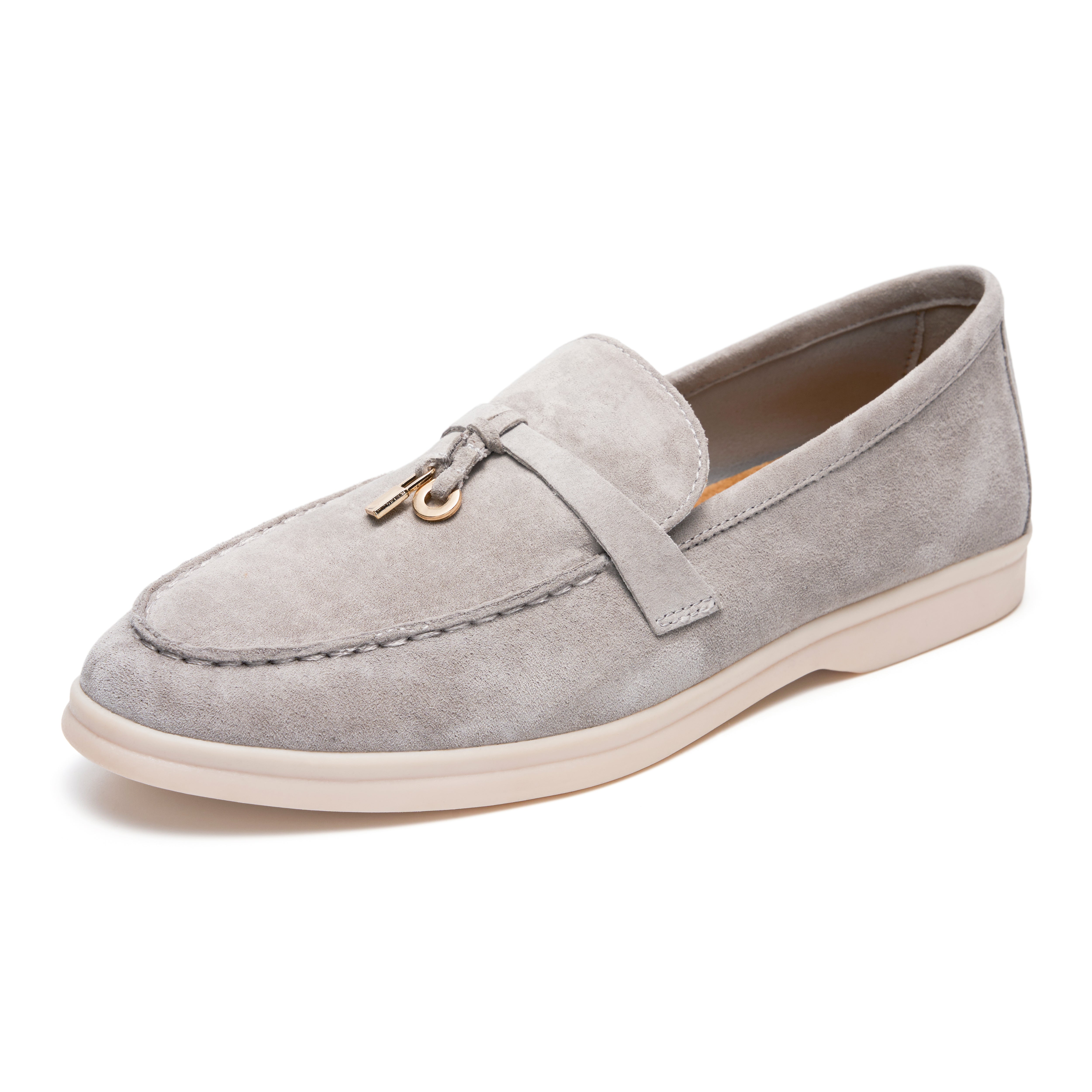 Project Cloud Women's | Moccasins Penny Loafers for Women | Genuine Leather | Memory Foam | Lightweight | Non-Slip - Iris