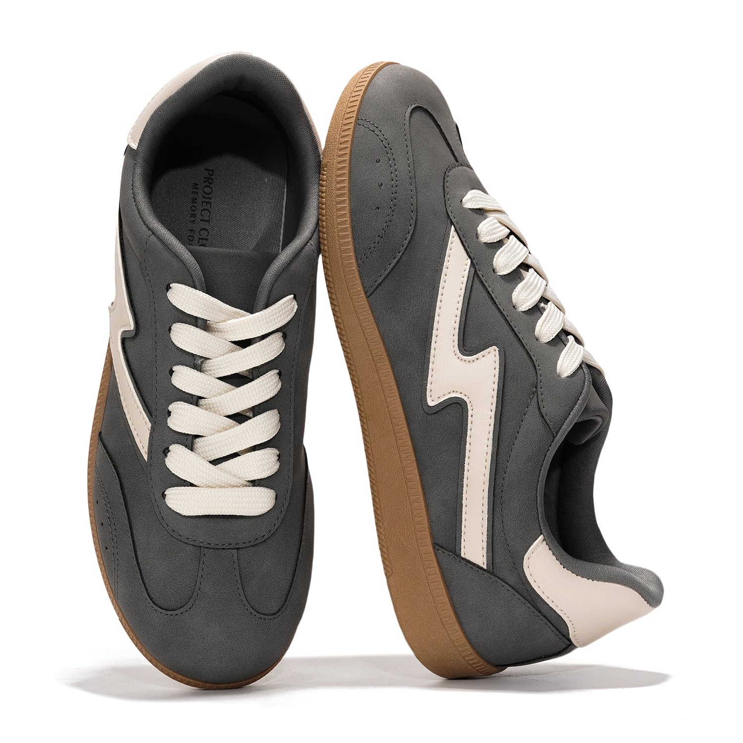 Project Cloud | "Irita" Lace-up Sneakers for Women | Memory Foam Insole | Lightweight | Non-Slip