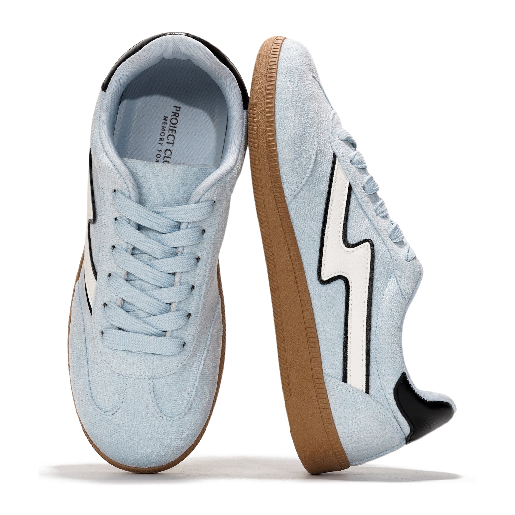 Project Cloud | "Irita" Lace-up Sneakers for Women | Memory Foam Insole | Lightweight | Non-Slip