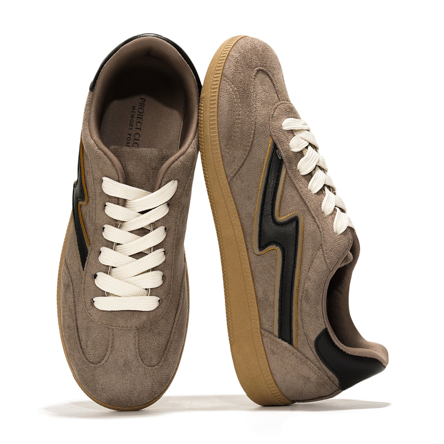 Project Cloud | "Irita" Lace-up Sneakers for Women | Memory Foam Insole | Lightweight | Non-Slip