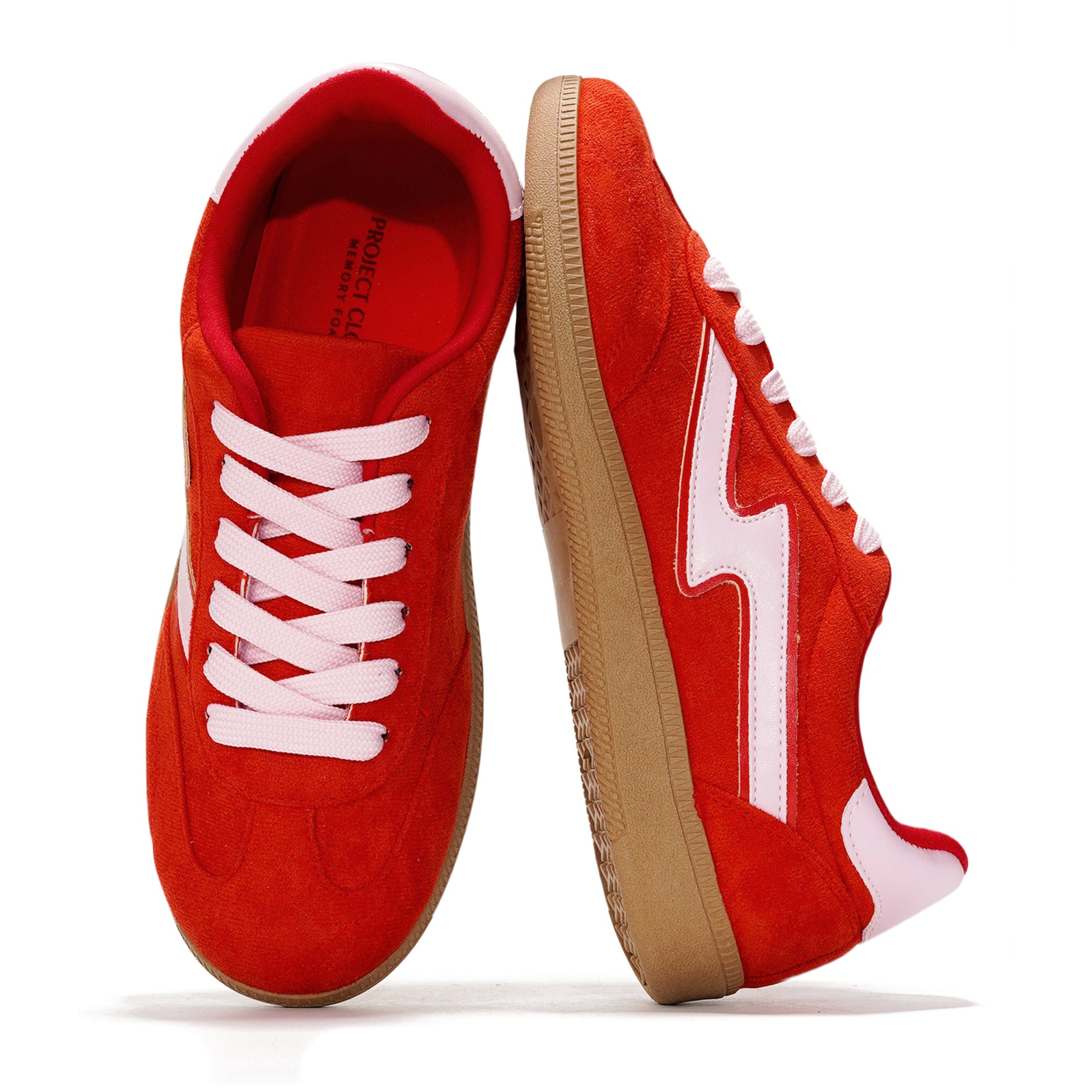Project Cloud | "Irita" Lace-up Sneakers for Women | Memory Foam Insole | Lightweight | Non-Slip