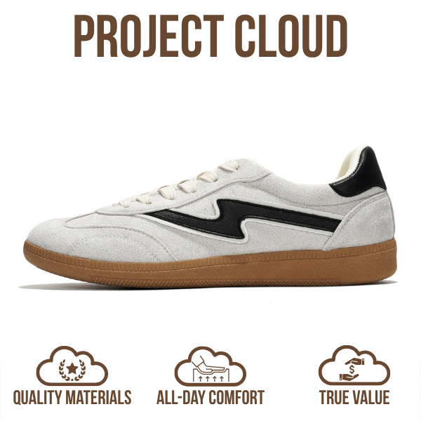 Project Cloud Women's | Lace-up Sneakers for Women | Memory Foam Insole | Lightweight | Non-Slip - Irita