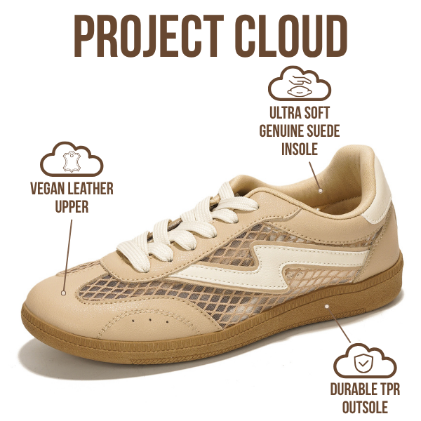Zapatillas Irita de Project Cloud: comodidad con espuma viscoelástica y diseño antideslizante 