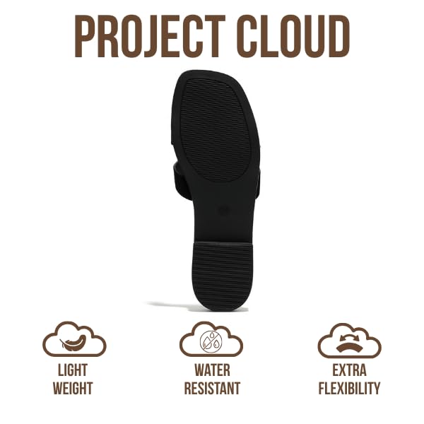 Project Cloud Women's | Genuine Leather Flat Summer Sandals | Memory Foam | Lightweight | Non-Slip - Jannel - Project Cloud - Sandals -Shop Project Cloud premium footwear Now!