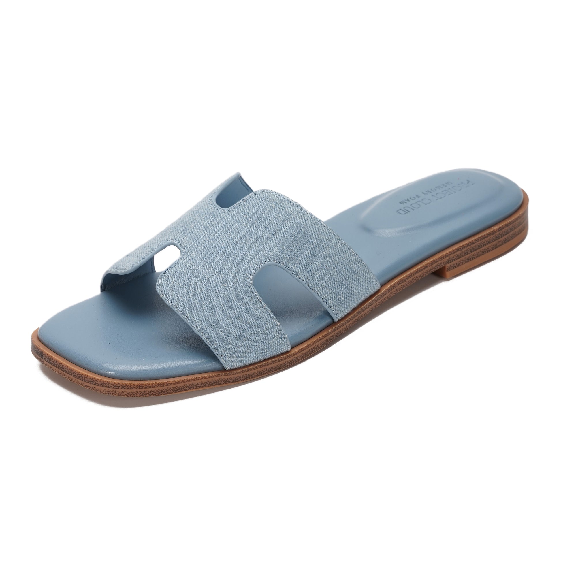 Project Cloud Women's | Genuine Leather Flat Summer Sandals | Memory Foam | Lightweight | Non-Slip - Jannel - Project Cloud - Sandals -Shop Project Cloud premium footwear Now!
