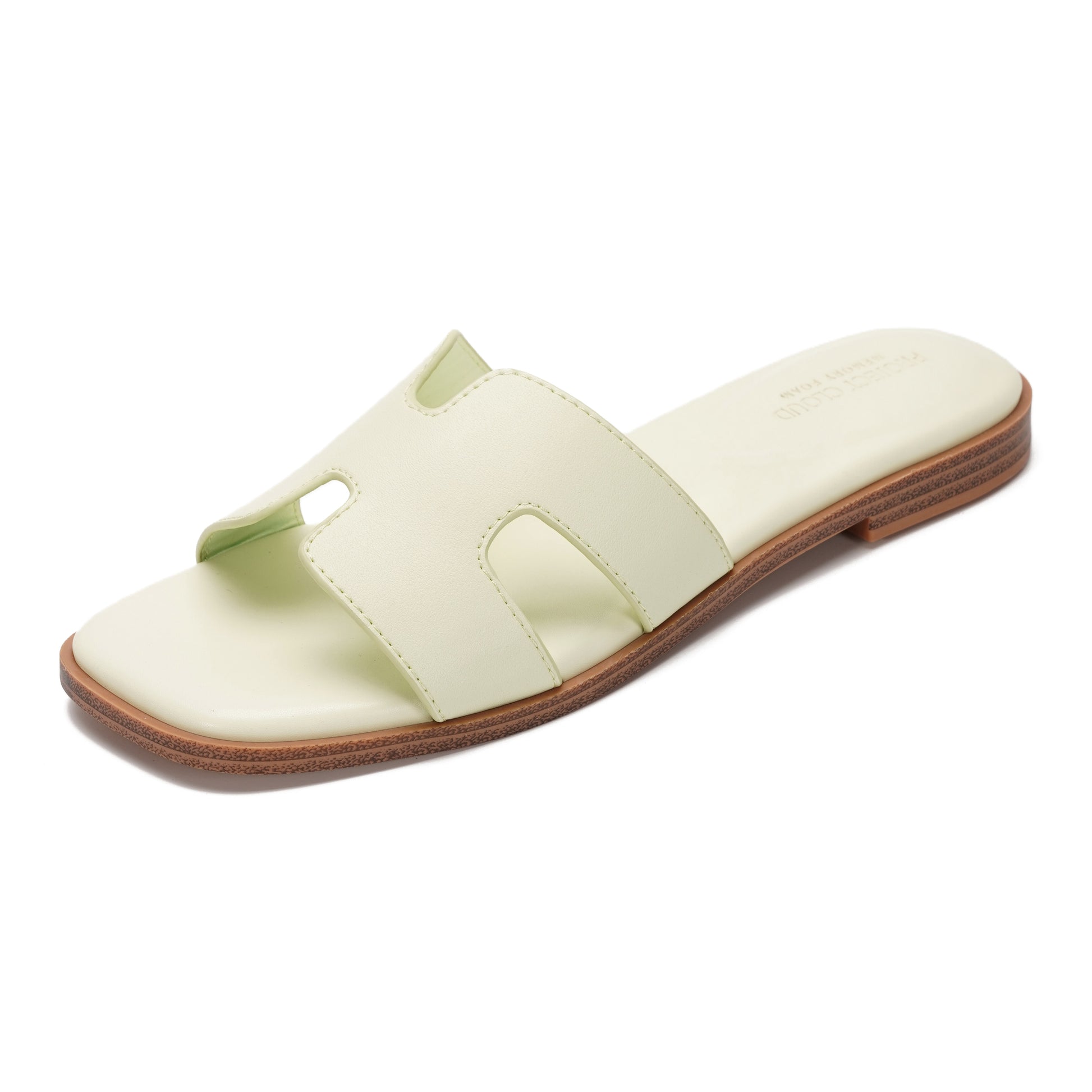 Project Cloud Women's | Genuine Leather Flat Summer Sandals | Memory Foam | Lightweight | Non-Slip - Jannel - Project Cloud - Sandals -Shop Project Cloud premium footwear Now!