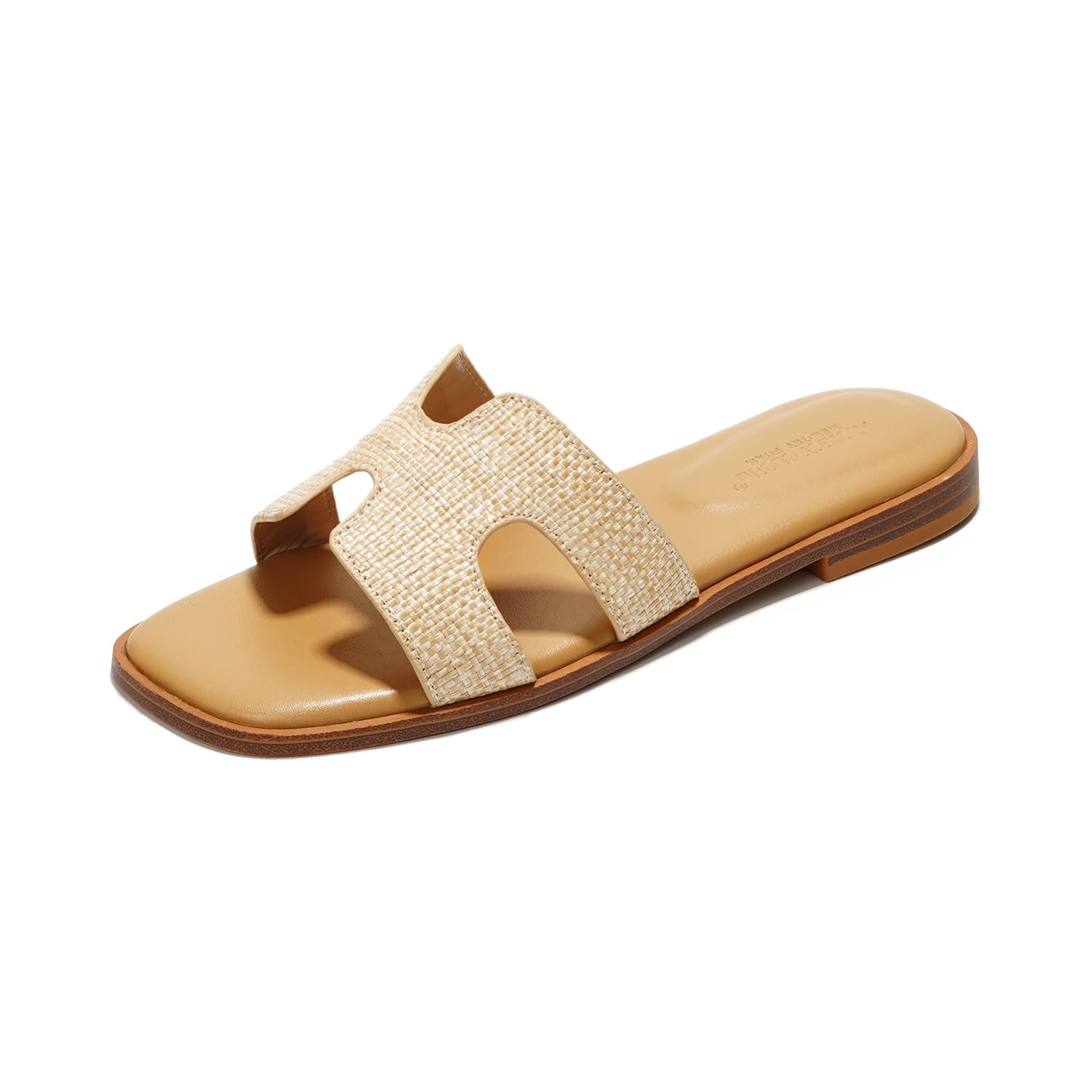 Project Cloud | "Jannel" Women Flat Summer Sandals | Genuine Leather | Memory Foam | Lightweight | Non-Slip