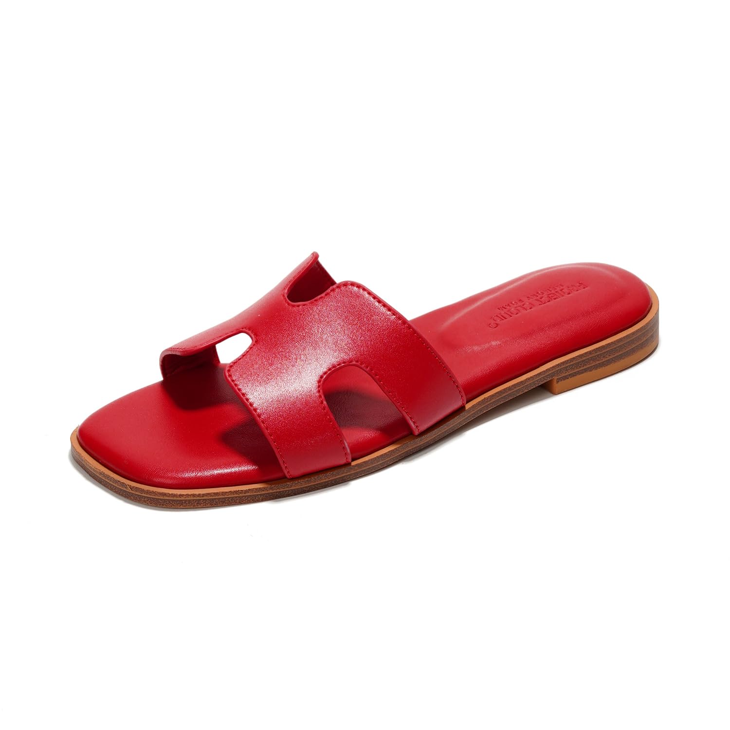 Project Cloud | "Jannel" Women Flat Summer Sandals | Genuine Leather | Memory Foam | Lightweight | Non-Slip