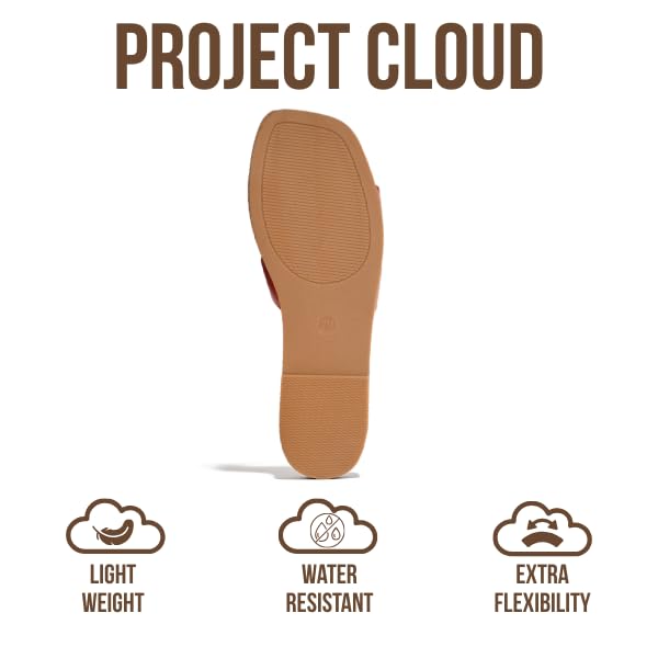Project Cloud Women's | Genuine Leather Flat Summer Sandals | Memory Foam | Lightweight | Non-Slip - Jannel - Project Cloud - Sandals -Shop Project Cloud premium footwear Now!