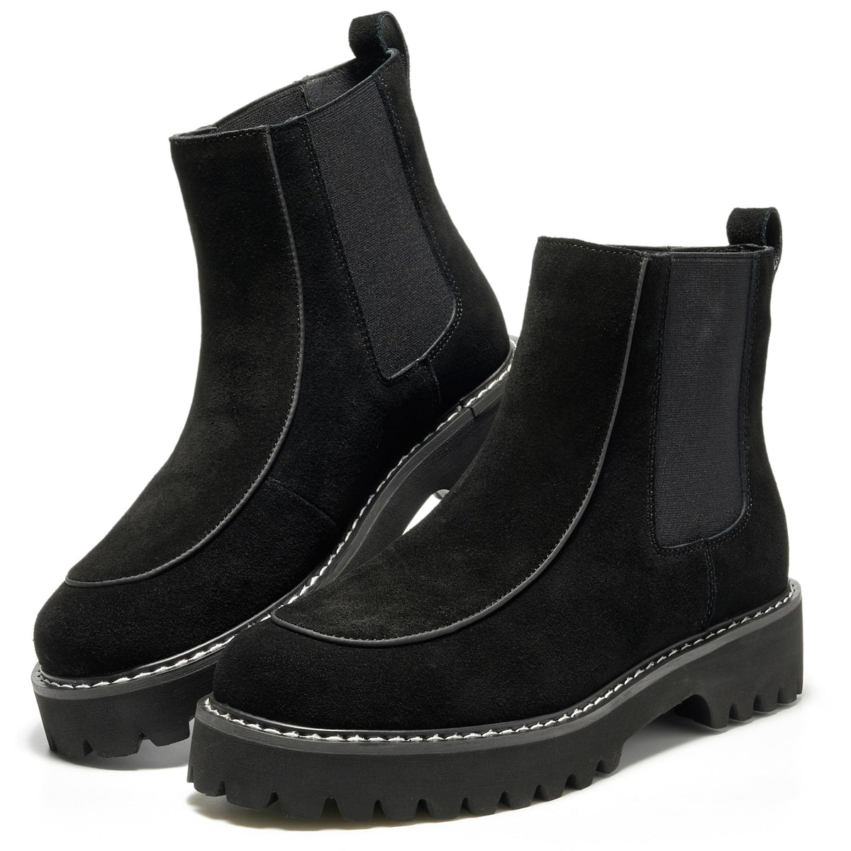 Project Cloud Women's | 100% Genuine Leather Chelsea Boots Women| Memory Foam Insole | Lightweight | Non-Slip - Jasmine