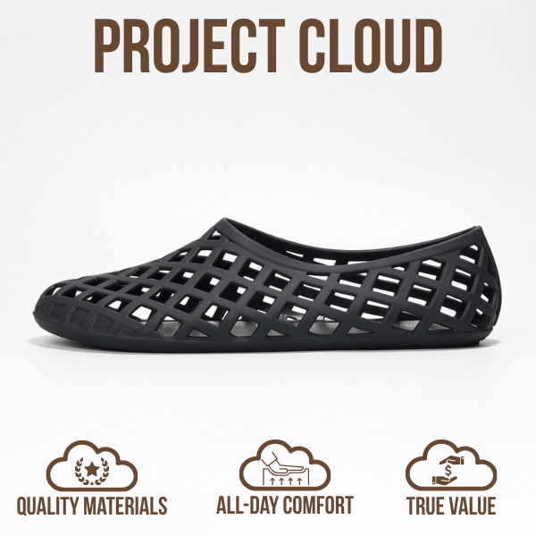 Project Cloud | "Jellz" Ballet Flats Shoes for Women | Waterproof | Lightweight | Non-Slip