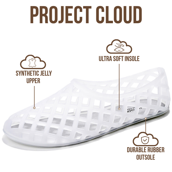 Project Cloud | "Jellz" Ballet Flats Shoes for Women | Waterproof | Lightweight | Non-Slip
