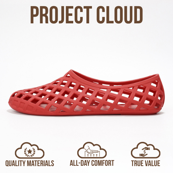 Project Cloud | "Jellz" Ballet Flats Shoes for Women | Waterproof | Lightweight | Non-Slip