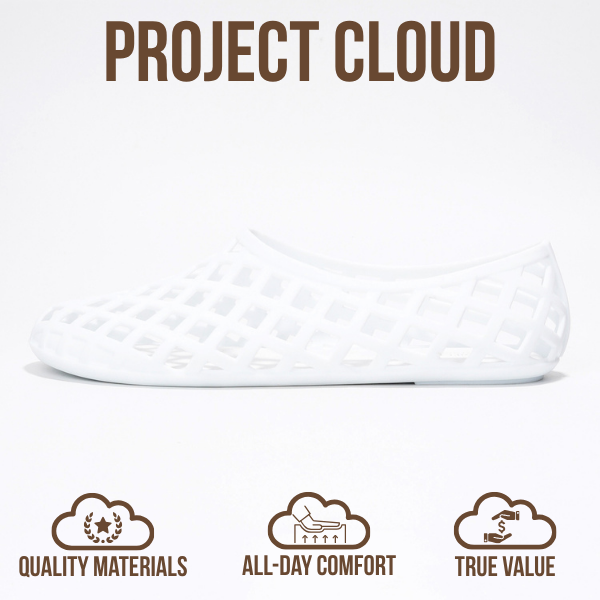 Project Cloud | "Jellz" Ballet Flats Shoes for Women | Waterproof | Lightweight | Non-Slip
