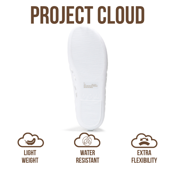 Project Cloud | "Jellz" Ballet Flats Shoes for Women | Waterproof | Lightweight | Non-Slip