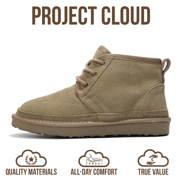 Project Cloud Women's | 100% Genuine Suede Ankle Boots | Memory Foam | Lightweight | Non-Slip - Julee - Project Cloud - Boots -Shop Project Cloud premium footwear Now!