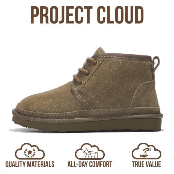 Project Cloud Women's | 100% Genuine Suede Ankle Boots | Memory Foam | Lightweight | Non-Slip - Julee - Project Cloud - Boots -Shop Project Cloud premium footwear Now!