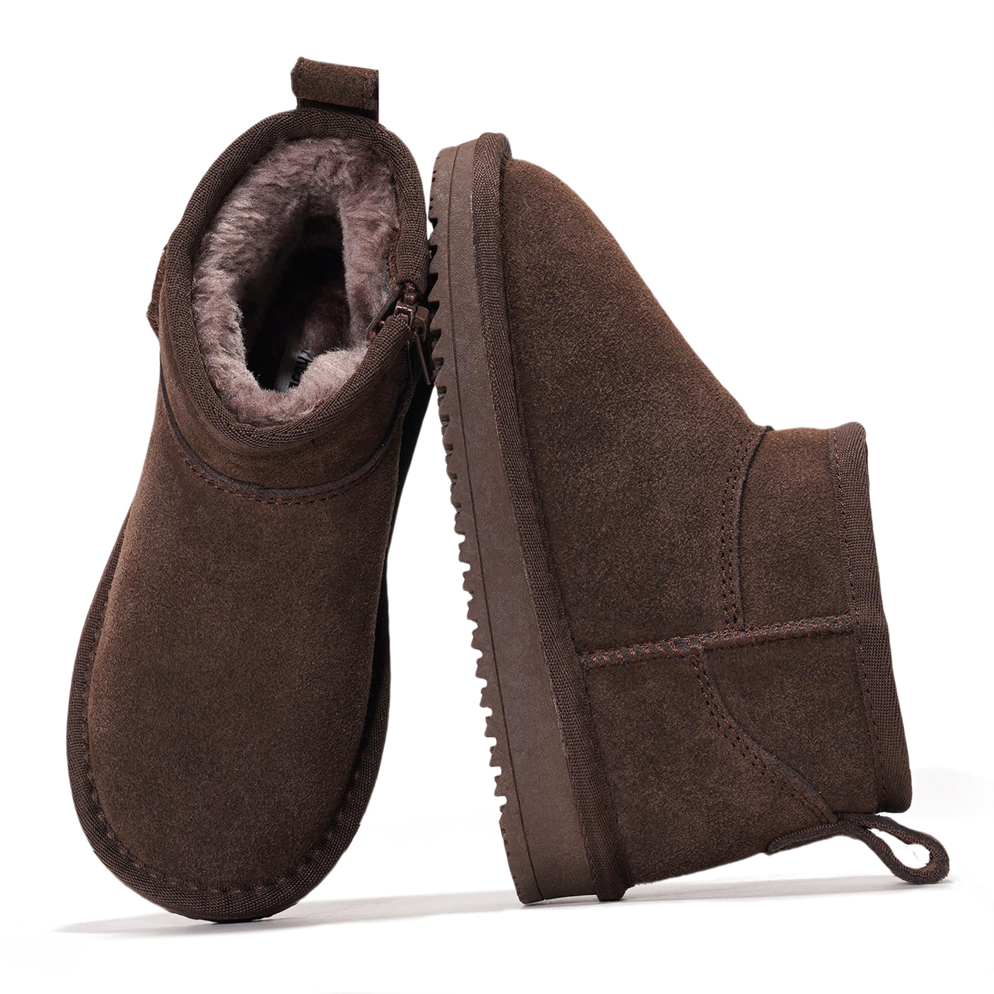 Project Cloud Kids | Ankle Boots for Girls | Genuine Leather | Memory Foam | Lightweight | Non-Slip - Julia