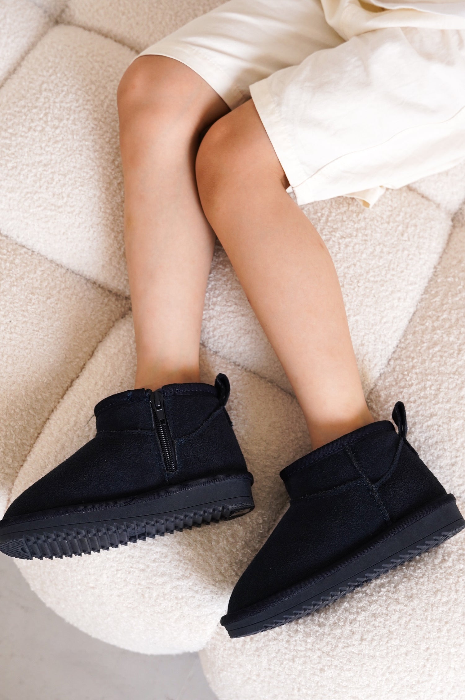 Project Cloud | "Julia" Ankle Boots for Girls | Genuine Leather | Memory Foam | Lightweight | Non-Slip