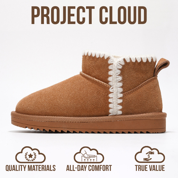 Project Cloud Kids | Genuine Leather Girls Boots | Memory Foam | Lightweight | Non-Slip - Karol