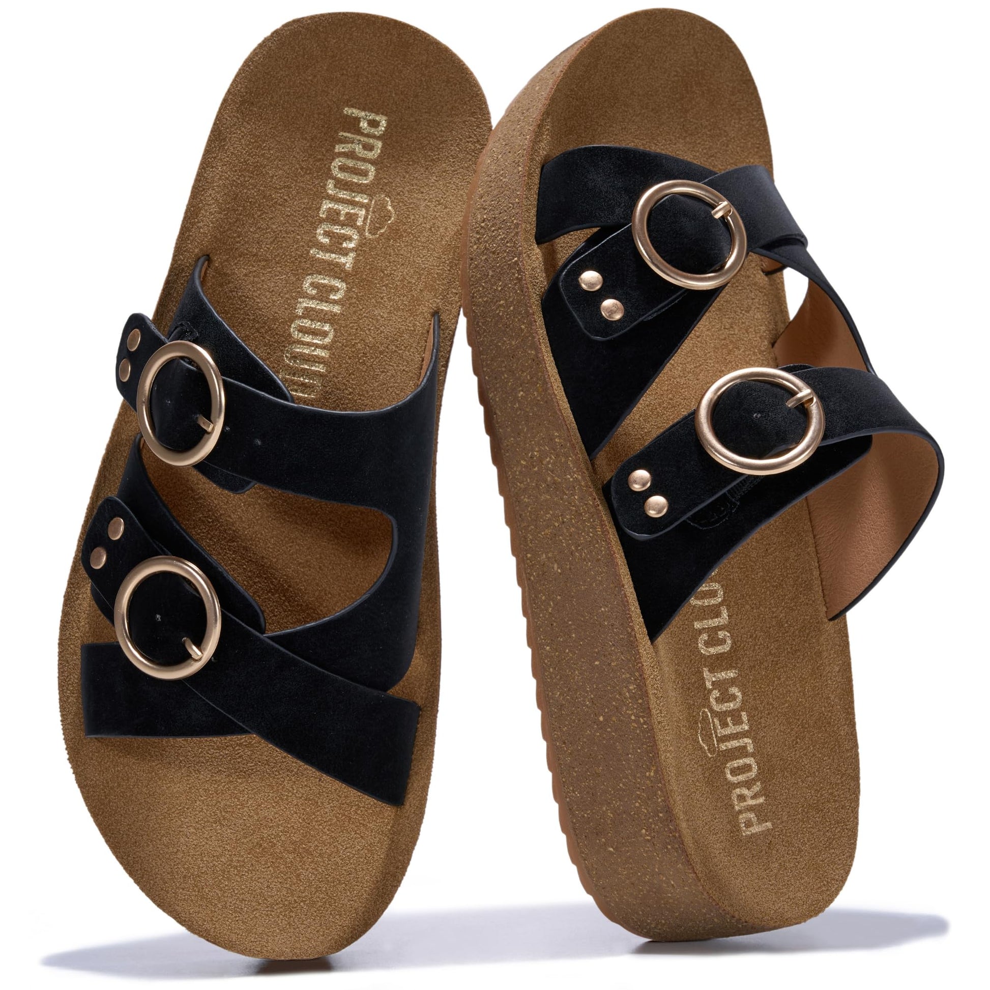 Project Cloud Women's | Eco-Crafted Leather Women's Summer Shoes | Lightweight | Non-Slip - Kristi - Project Cloud - Sandals -Shop Project Cloud premium footwear Now!