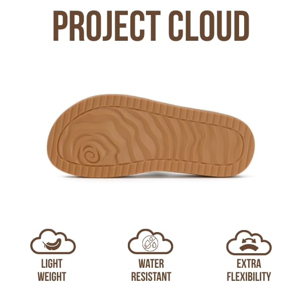 Project Cloud Women's | Eco-Crafted Leather Womens Summer Shoes | Lightweight | Non-Slip - Kreme - Project Cloud - Sandals -Shop Project Cloud premium footwear Now!