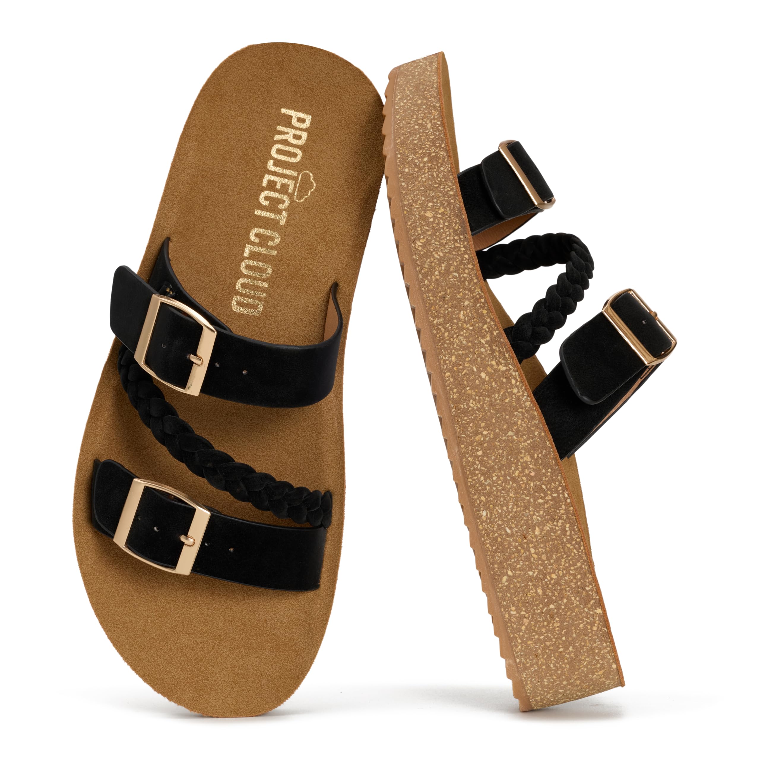 Project Cloud Women's | Eco-Crafted Leather Womens Summer Shoes | Lightweight | Non-Slip - Kreme - Project Cloud - Sandals -Shop Project Cloud premium footwear Now!