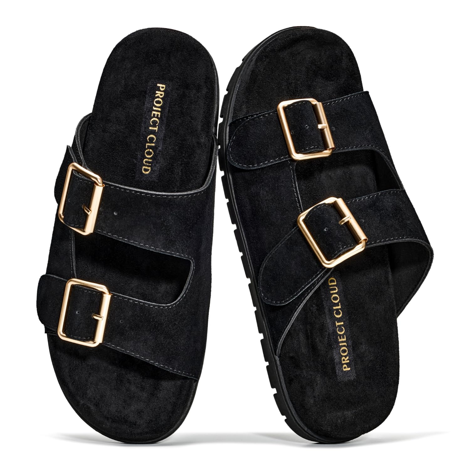 Project Cloud Women's | 100% Genuine Leather Platform Sandals for Women | Plush & Soft Insole | Lightweight | Non-Slip - Lanura - Project Cloud - Sandals -Shop Project Cloud premium footwear Now!