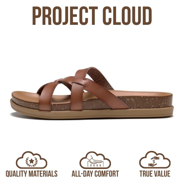 Project Cloud Summer Slides for Women 2026 | Plush and Soft Insole | Lightweight | Non-Slip - Lasso - Project Cloud - Sandals -Shop Project Cloud premium footwear Now!