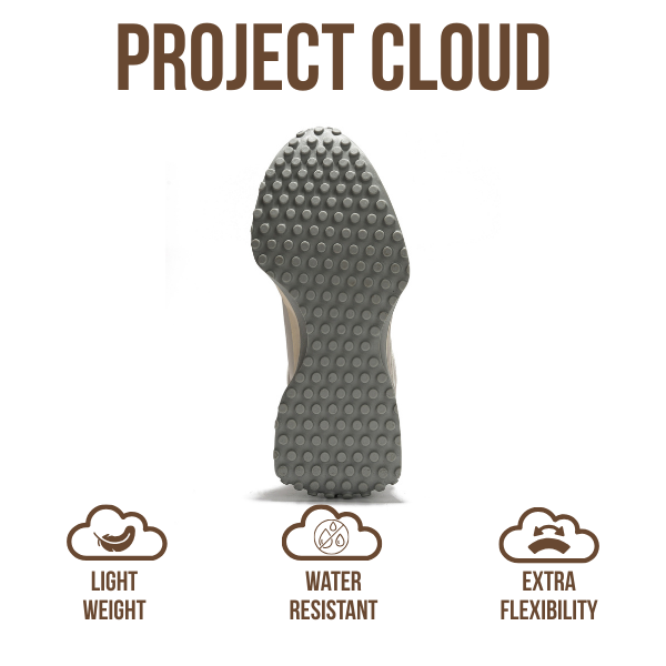 Zapatillas Lecco de Project Cloud: lona ligera, antideslizante y lavable 