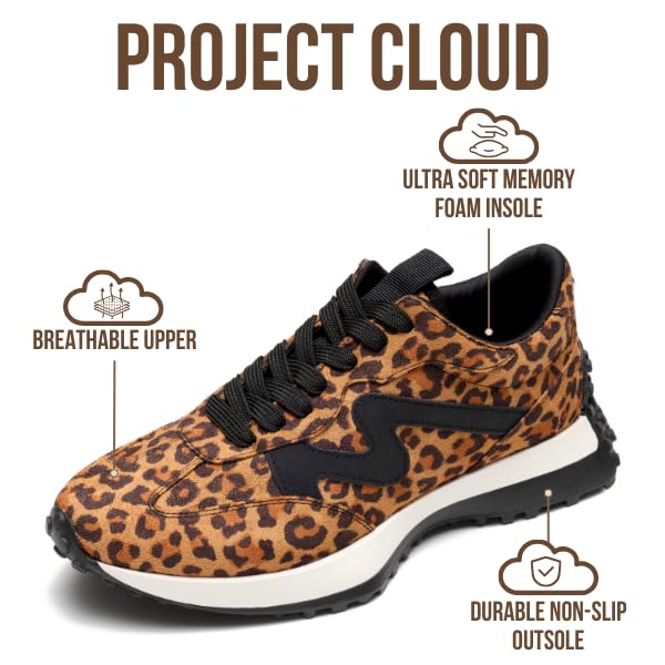 Project Cloud Women's | Canvas Upper Sneakers for Women | Memory Foam | Lightweight | Non-Slip - Lecco - Project Cloud - Sneaker -Shop Project Cloud premium footwear Now!
