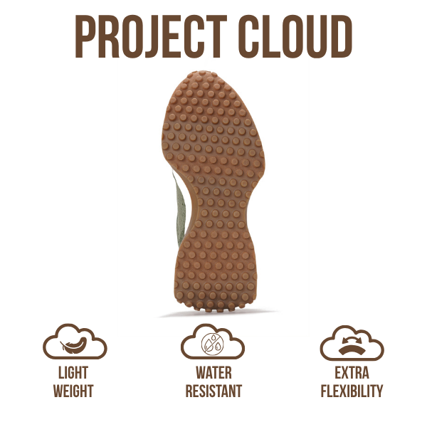 Zapatillas Lecco de Project Cloud: lona ligera, antideslizante y lavable 