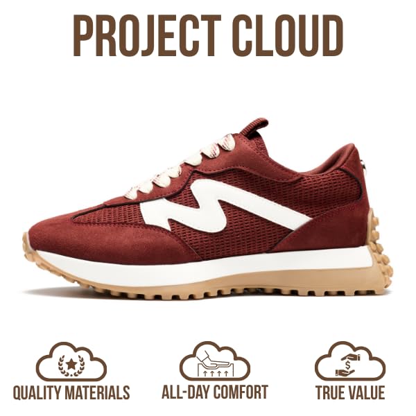 Project Cloud Women's | Canvas Upper Sneakers for Women | Memory Foam | Lightweight | Non-Slip - Lecco - Project Cloud - Sneaker -Shop Project Cloud premium footwear Now!