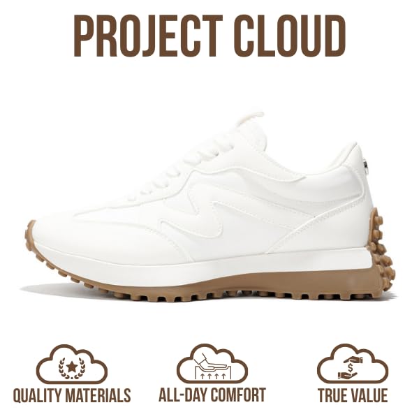 Project Cloud Women's | Canvas Upper Sneakers for Women | Memory Foam | Lightweight | Non-Slip - Lecco - Project Cloud - Sneaker -Shop Project Cloud premium footwear Now!