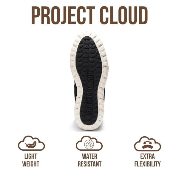 Project Cloud Women's | Snow Boots for Women | Genuine Suede | Memory Foam | Lightweight | Non-Slip - Leonora