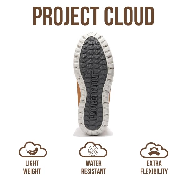 Project Cloud Women's | Snow Boots for Women | Genuine Suede | Memory Foam | Lightweight | Non-Slip - Leonora