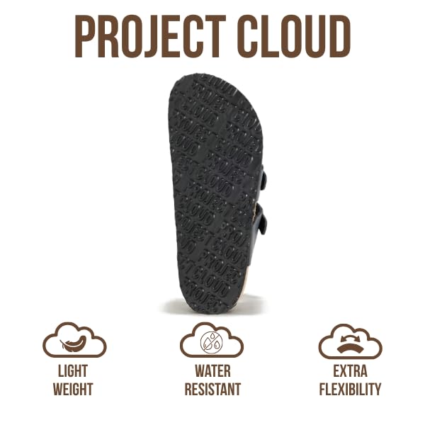 Project Cloud Women's | Genuine Leather Sandals | Memory Foam | Lightweight | Non-Slip - Lian - Project Cloud - Sandals -Shop Project Cloud premium footwear Now!
