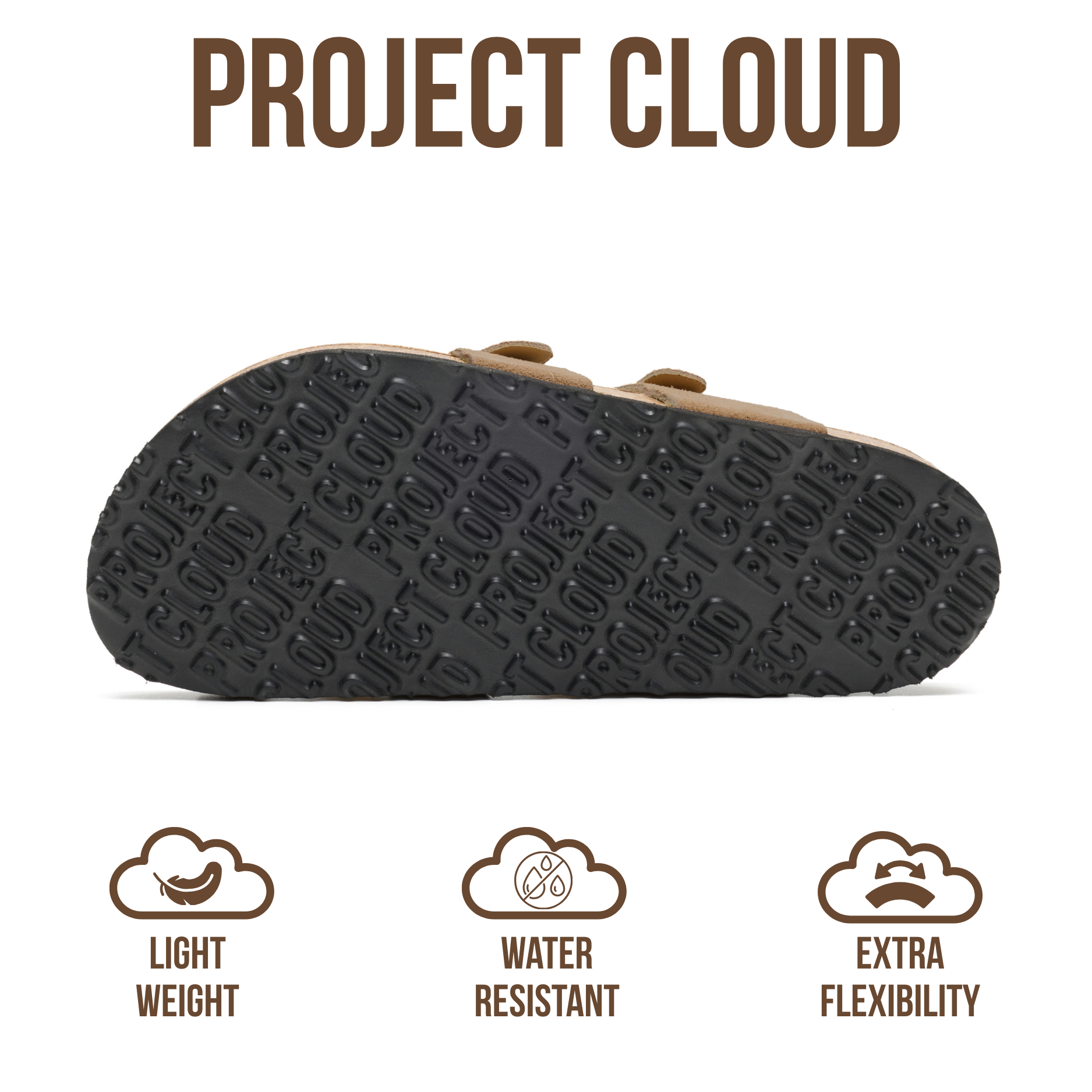 Project Cloud Women's | Genuine Leather Sandals | Memory Foam | Lightweight | Non-Slip - Lian - Project Cloud - Sandals -Shop Project Cloud premium footwear Now!