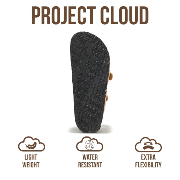 Project Cloud Women's | Genuine Leather Sandals | Memory Foam | Lightweight | Non-Slip - Lian - Project Cloud - Sandals -Shop Project Cloud premium footwear Now!