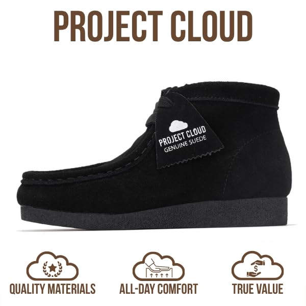 Project Cloud | "Lil WallyBoot" Genuine Leather Ankle Boots for Kids | Lightweight | Water Resistant | Non-Slip