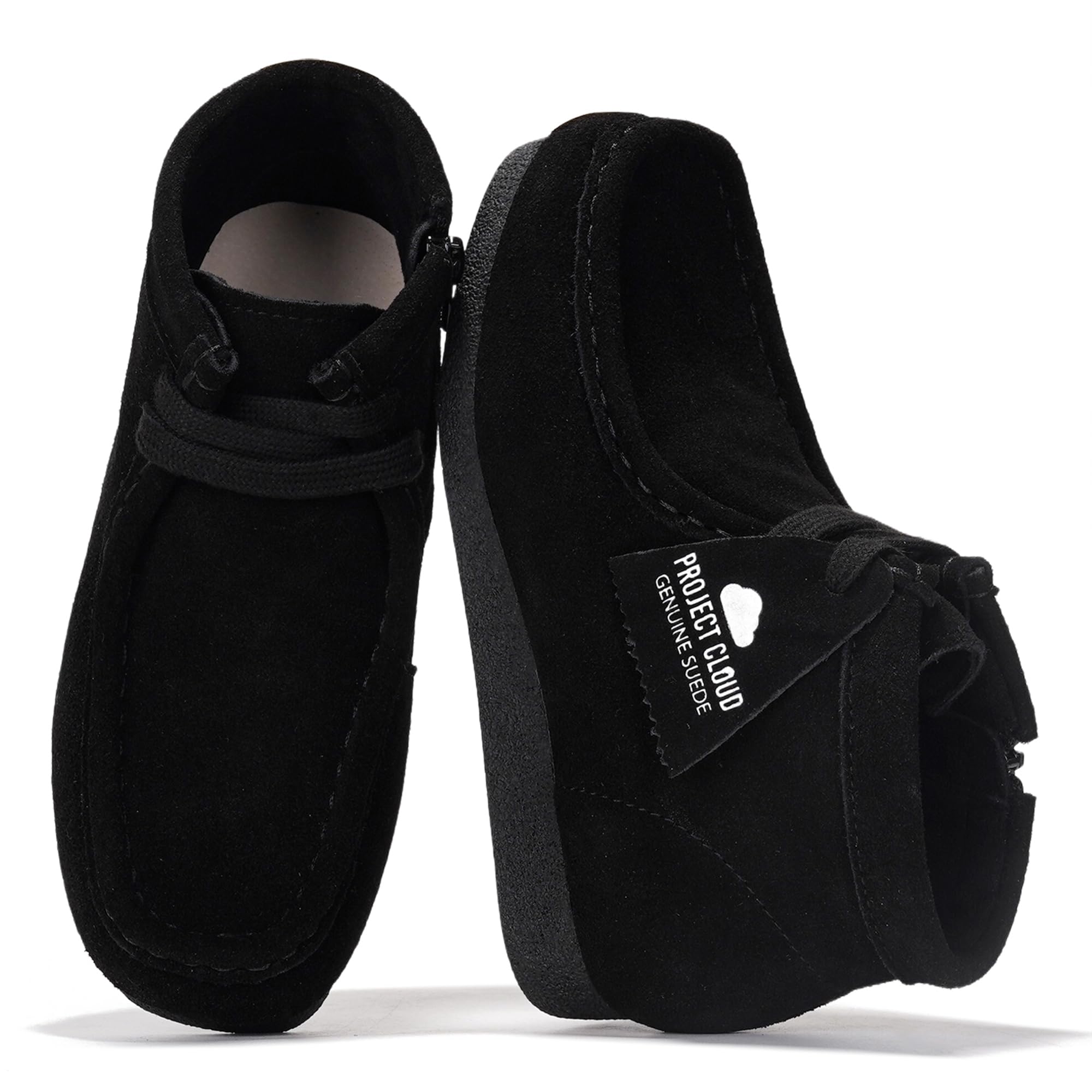 Project Cloud | "Lil WallyBoot" Genuine Leather Ankle Boots for Kids | Lightweight | Water Resistant | Non-Slip