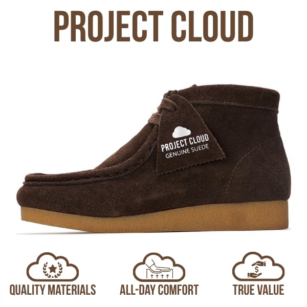Project Cloud | "Lil WallyBoot" Genuine Leather Ankle Boots for Kids | Lightweight | Water Resistant | Non-Slip