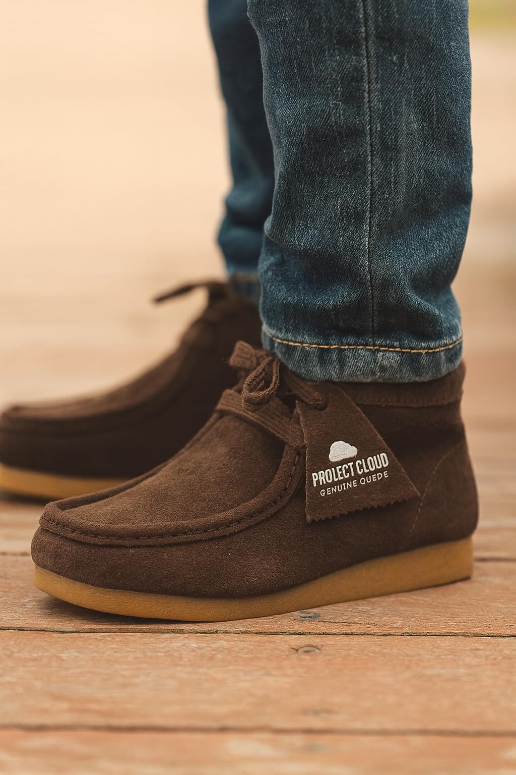 Project Cloud | "Lil WallyBoot" Genuine Leather Ankle Boots for Kids | Lightweight | Water Resistant | Non-Slip